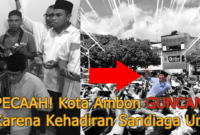 Kota Ambon Diguncang Cawapres Sandiaga Uno