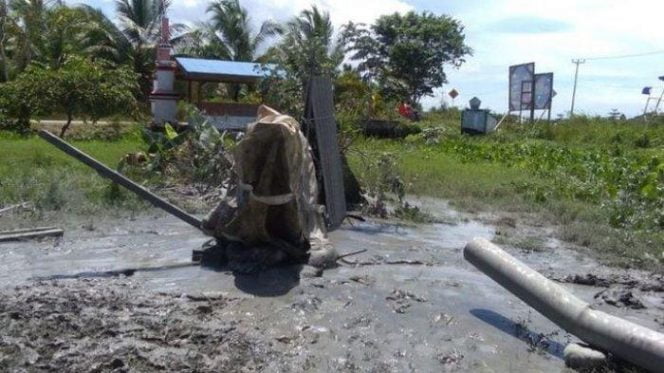 
 Semburan Gas Mirip Lapindo Muncul di Maluku Tengah