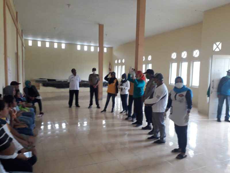 Lawan Covid-19, Pemneg Pelauw Sulap Balai Desa Jadi Posko Karantina 