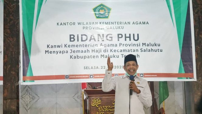 
 Kakanwil Kemenag Maluku Menyapa Jemaah Haji asal Kecamatan Salahutu