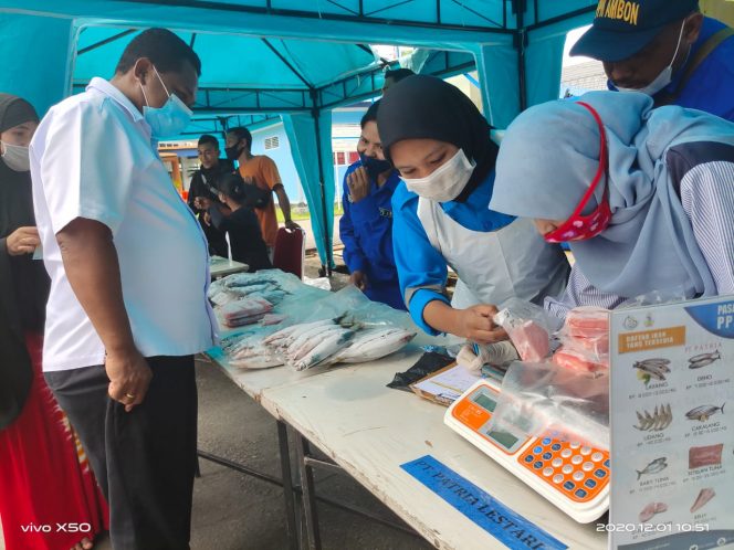 
 Dalam Rangka HUT ke 24, PPN Ambon Gelar Pasar Ikan Murah