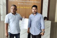 Ketua DPRD Maluku, Lucky Wattimury dilaporkan ke polisi, Selasa (20/9/2022). Foto: Istimewa